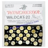50 Winchester Wildcat .22 HV Cartridges