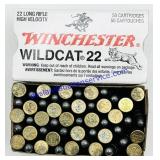 50 Winchester Wildcat .22 HV Cartridges