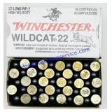 50 Winchester Wildcat .22 HV Cartridges