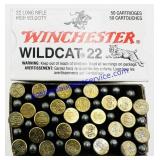 50 Winchester Wildcat .22 HV Cartridges