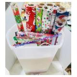 Christmas Wrapping Paper And Gift Bags