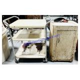Metal Rolling Rack & Cabinet