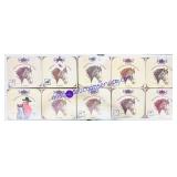 (10) Empty Peter Stone Tack Boxes (Wear)