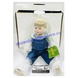 Danbury Mint John Deere Porcelain Doll 'Johnny'