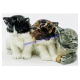 Royal Worcester Porcelain Kittens Figure