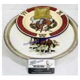 3 Collectable Metal Dishes