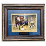 Framed Dogged Determination Print 12ï¿½x11ï¿½