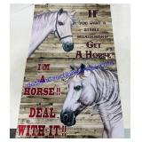2 Horse Tins. 20ï¿½x17ï¿½