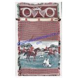 22x40' Fox Hunt Woven Tapestry