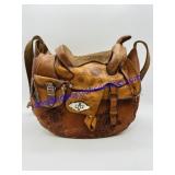 Leather Saddle Purse