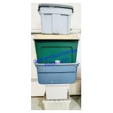 5 Misc Lidded Totes