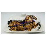 Corningware Hand Painted Butter Dish