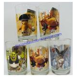 McDonaldï¿½s Shrek Themed Glass Cups