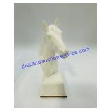 White Horse Head Sculpture