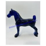 Cobalt Blue ï¿½Show Horseï¿½ Figurine Crafted by