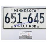 Minnesota License Plate