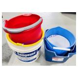 Lot of Plastic Pails