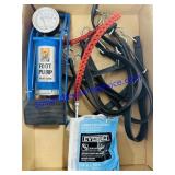 Foot Pump, Bungee Cords & Nylon Rope