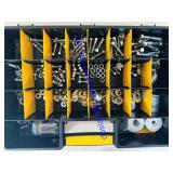 Plastic Tool Box w/ Nuts, Bolts & Screws