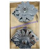 2 Chrome plated alternators