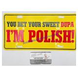 Polish License Plate