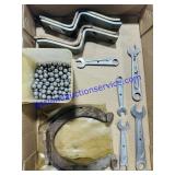 Horse Shoe, Wrenches & Marbles