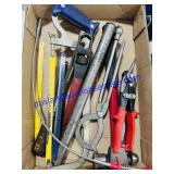 Drain Snake, Hand Saw & Other Tools