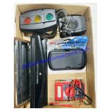 Mirrors, Hole Punch & Cen-Tech Digital Multimeter