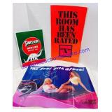 Sinclair Oil Metal Sign & Miscellaneous Posters