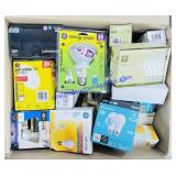 Large Lot of Various Sized Light Bulbs