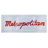Metropolitan Plastic Hanging Sign