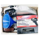 Funnels, Soldering Kit, Hand Vacuum, Etc