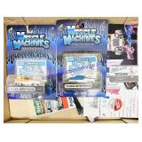 2 Muscle Machine Matchbox Cars & Papers