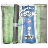 2 6x4' Bud Light Super Bowl XLVI Mats