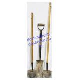 3 Small Metal Shovels