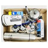 Thermos, Teapot, Coffee Grinder, Etc