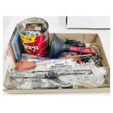 Corded Flashlight, Hardware, Air Filter, Etc