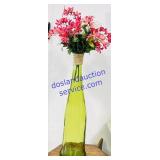 Green Glass Vase 30' H