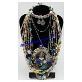 6 Mixed Necklaces & 1 Matched Bracelet