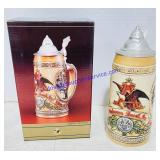 Anheuser-Busch Ceramic Stein w/ Hinged Lid