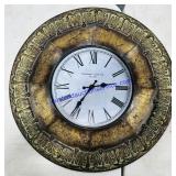Metal And Plastic Wall Clock. 24ï¿½x24ï¿½