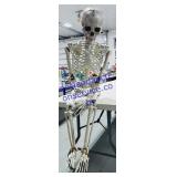 Battery Operated Plastic Hanging Skeleton
