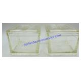 Glasbake Bowls w/ Lids