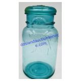 Green Ball Mason Jar with Lid