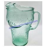 Green Coca-Cola Pitcher