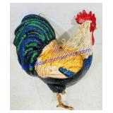 Rooster Blown Glass Ornament (missing a leg)