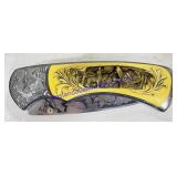 Wildlife Stainless Steel Decorative Folding