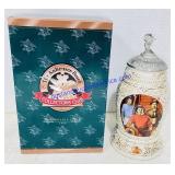 Anheuser-Busch 1998 Ceramic Stein w/ Hinged Lid