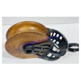 Metal & Wood Pulley