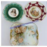 Vintage China Plates & Tray